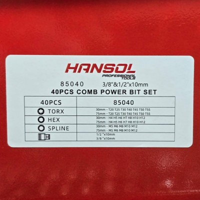 جعبه بیت 40 پارچه هانسول Hansol مدل 85040 جعبه بیت 40 پارچه هانسول Hansol مدل 85040
