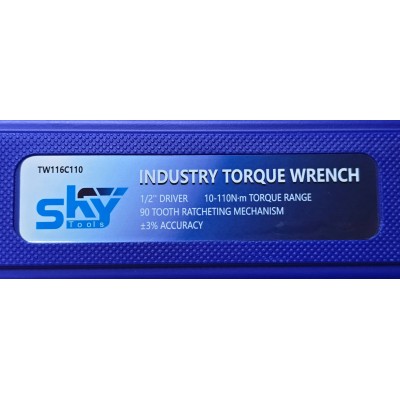 آچار ترکمتر 1200 جغجغه ای درایو 1/2 Sky / اسکای 10Nm تا 110Nm آچار ترکمتر 1200 جغجغه ای درایو 1/2 Sky / اسکای 10Nm تا 110Nm